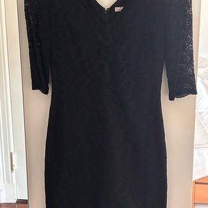 Banana Republic black lace dress